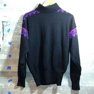 Meister Black & Purple Sweater